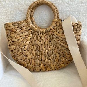 GAP Straw Crossbody Bag
